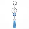 Tassel Chaveiro Anéis Titular Charm Scale Peixe Chaveiro Pingentes Chaveiro Para Carro Moda Bolsa Saco Hanging Gancho Jóias Para Mulheres Senhora