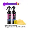 250ml Crystal Ceramic Car Paint Care Pielęgnacja Nano Hydrofobowa Powłoka Wodoodporna Wysoka połysk SHINE Ciecz Polski Wosk 8.82Z