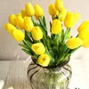 1Pcs Tulip Artificial Flowers Real Touch Artificiales Para Decora Bouquet Flowers for Home Gift Wedding Decorative Flowers Fake Plant