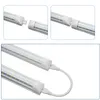 8ft 120w led tubes 3000k 4000k 6000k t8 lumières de magasin led intégrées 3 côtés led plafonnier nouveau design pour garage entrepôt fermes atelier