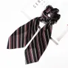 Accessoires pour cheveux Chouchou Banderoles Bandeaux élastiques Cravates pour femmes Chouchous Stripe Turban Prêle Cheveux Corde Chapeaux 50pcs F413C