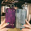 Trevlig lyxdesigner Crocodile Mönster Telefonfodral för iPhone 11 Pro X XR XS Max 6 6S 7 8 Plus Case Telefon täcker tillbehörsväska