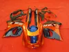 Kit de feiras personalizadas para Kawasaki ZZR1100 93 97 99 00 01 03 ZX11 1993 2001 ZZR1100D Orange Blue Feeding Set + 7Gifts ZD90