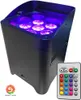 10PCS App Control Uplighting Hex 6 * 18W 6In1 RGABW UV LED-batteriprojektor LED par lampor för bröllop med regnskydd