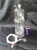 Three layers of glass water bottles Wholesale Glass bongs Oil Burner Pipes Rigs Smoking Free