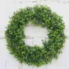 Simulation Plants Wreath Artificial Flower Wreath DIY Wedding Decoration Wreaths Picture Decor Props Wall Hanging Plant Pendant DH0912