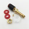 Freeshipping 40Pcs Brass HIFI Amplifier 4mm Banana Female Plug Speaker Terminal Binding Post Socket Connector High Quality 3 Type Choose