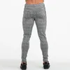 Nya Casual Plaidbyxor Män Bottom Streewear Slim Fit Jogger Byxor Man Skinny Sweatpants Män Byxor Spåra