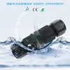 3Pin IP68 Beleuchtungszubehör Wasserdichter Stecker XY17 16A 250V Sicherheit 3Core Nylon PA66 Silikonkautschuk für LED-Stromversorgung