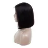 Brazilian Virgin Hair 13X4 Lace Front Wig Bob Wigs 8-18inch Silky Straight Human Hair