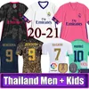 2020 2021 Real Accueil Madrid Soccer Jersey loin NOUVEAU # 7 DANGER chemise de football # 20 ASENSIO CITP MARCELO madrid 20 21 uniformes de football