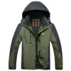 Giacca da sci impermeabile da montagna casual patchwork da uomo con cappuccio da esterno per tutte le stagioni cappotto antivento tascabile Regular3020891