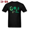 Coccodrilli Divertente T-Shirt 2018 Uomo Cartoon T Shirt Mens Nero Magliette 100% Cotone Vestiti Regalo Fidanzato Top Tees Brand New