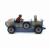 Vintage Retro racing Tin toys Classic Clockwork Wind Up racing car Collection Tin Toy For Adult Kids Collectible Gift SH190913