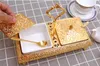 ヨーロッパのスパイス瓶金属製のセラミックキッチン用品塩収納ボックスホームデコレーションホテル用品Suger家庭用キッチン装飾
