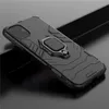 Armor Phone Cover Cover Slim Chace Case Back Cover с невидимой подставкой для кольца для iPhone 14 13 12 Mini 11 Pro Max x XS Max 7/8