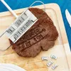 Личность стейк мясо барбекю брендинг железа со сменными буквами барбекю инструмент