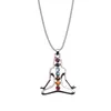 Seven Jewelry Pendant Women's Gemstone Long Necklace Sweater Chain Simple Vertical Ladies Pendant