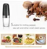 Electric Automatic Mill Pepper and Salt Grinder LED Light Peper Spice Grain Mills Porcelain Grinding Core Mill Kitchen Tools Top Quality