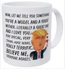 Donald Trump Mugs You Are A Great Mom Dad Ceramic Creative Coffee Water Cup Trump Wine Ceramic Mug Mother Thanksgiving Day Gift TL291