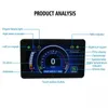 Multi-fonction moto compteur de vitesse tachymètre odomètre Signal indicateur étanche LCD numérique compteur moto Instrument