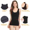 Joyshaper femmes sans couture Shapewear U cou minceur Camisole sous-vêtements débardeurs corps Shaper Cami Nylon Spandex mélange noir