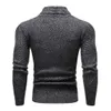 Mäns Tröjor Tröja Män Casual V-Neck Cardigan Höst Slim Fit Långärmad Mens Stickad Trench Cashmere Ull Homme Outwear