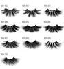 25mm 3D Mink Eyelashes Fake Lash Natural long Hair Eyelash Extensions Eyes Makeup 6D False Eye lashes