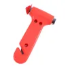 Car Safety Escape Emergency Hammer Seat Belt Cutter Window Glass Breaker Auto Rescue Tool - Orange