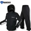 Motocycle Racing Roupas Nanshi Impermeável Motocicicista Capa de Chuva Moto Motor Motorcycle Rain Suit Combination Plluie refletivo impermeável JA