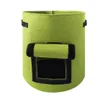 Non-woven växtpotatisodlingspåse Återanvändbar Grönsaker med hög andningsförmåga Odlingskrukor Filtplanteringspåse Blomsterkruka 5 /7/10 gallon stor storlek