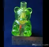 Bear hookah Wholesale Glass bongs Oil Burner Glass Water Pipes Oil Rigs Smoking Free