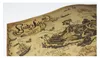 Retro Kraft Pirate Sailing World Map Affisch Vägg Klistermärke Vardagsrum Bar Cafe Decor Ancient World Vintage Maps 72.5x33cm