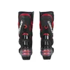 Bottes de moto en cuir microfibre pour hommes, bottes de course de vitesse, de dirt bike, à hauteur de genou, pour équitation, bateaux à moteur, 6424355