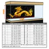 Aquarium achtergrond Poster met aangepaste maat met zelfklevende gouden Dragon PVC Vistank Decoratie Accessoires Landschap Wallpaper17155117