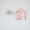 Clocks Nordic Style Design moderne Design Kids Room Decoration en bois Murau en bois Calloge de maternelle à la maternelle Electronics Wat Watch Nursery Photography