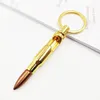 Creative Bullet Opener Keychain Shell Case Shaped Beer Bottle Openers Keyring Bar Tool Great Party Business Gift Customizable LOGO5306506