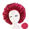 Alta elasticidad de ala ancha Sleep Cap Mujeres turbante gran sombrero seda de la impresión del capo capo mujeres turbante sombrero de accesorios para el cabello