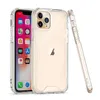 Acrylic Phone Case with TPU Bumper For iPhone 11 Pro Max 8 SE LG Stylo 6 K41S K51 K61 Shockproof cell Phone Cover