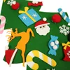 DIY Felt Christmas Tree Set with 26 Removable Ornaments Xmas Hand Craft Decorations For Home Decoration 3ft