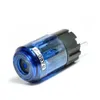 Пара высокого качества HiFi Audio Rhodium Plated Plated Schuko EU Power Plug P-037E IEC Разъем C-037 Адаптер для кабелей DIY Power