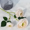 3 teile/los Simulation Pfingstrose Seidenblume im europäischen Stil künstliche Pfingstrose Blume Zweig Kranz für Hochzeit Heimdekoration gefälschte Display Blume