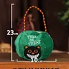 Festa de Halloween Decoração Saco dos doces Crânio abóbora Bolsa Halloween Tote Bag Crianças Gift Bag Organizador sacos de pano Bolsa