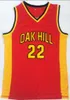 #22 Oak Hill High School Carmelo Anthony #15 Syracuse College basketbalshirt heren Ed oranje wit geel