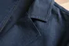 高品質リネンメンズデザイナージャケット2019新しい春夏カジュアルな男性スーツレジャーの結婚式のタキシードブレザー
