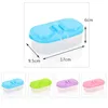2 Grids Plastic Food Storage Boxes Cases Multi-function Kitchen Organizer Box Sealed Jar Fridge Storage Container With Lids DBC BH3756