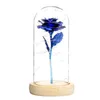 LED Galaxy Rose Flower Valentine's Day Gift Romantic Crystal Rose With Box248N