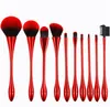 10st Liten midja Makeup Brushes Beauty Tools Goblet Loose Powder Blush Brush Make Up Tool Gratis Ship 20