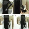 NATURAL Ponytail Clip In Hair Extension Wrap Pony Tail Fake Hairpiece as Like human43431064842285