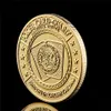 10pcs Token Poker Craft Chip Don039t Zabawa z Devilquot Casino Gold Plated Challenge Coin9551129